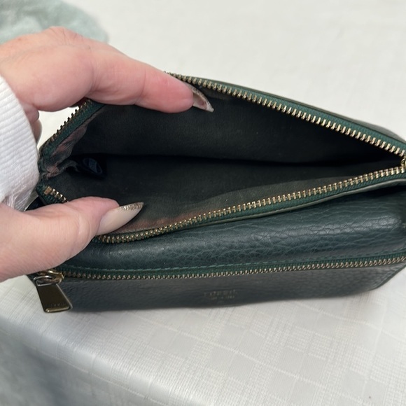Fossil Preston Flap Clutch in deep evergreen - Picture 7 of 10